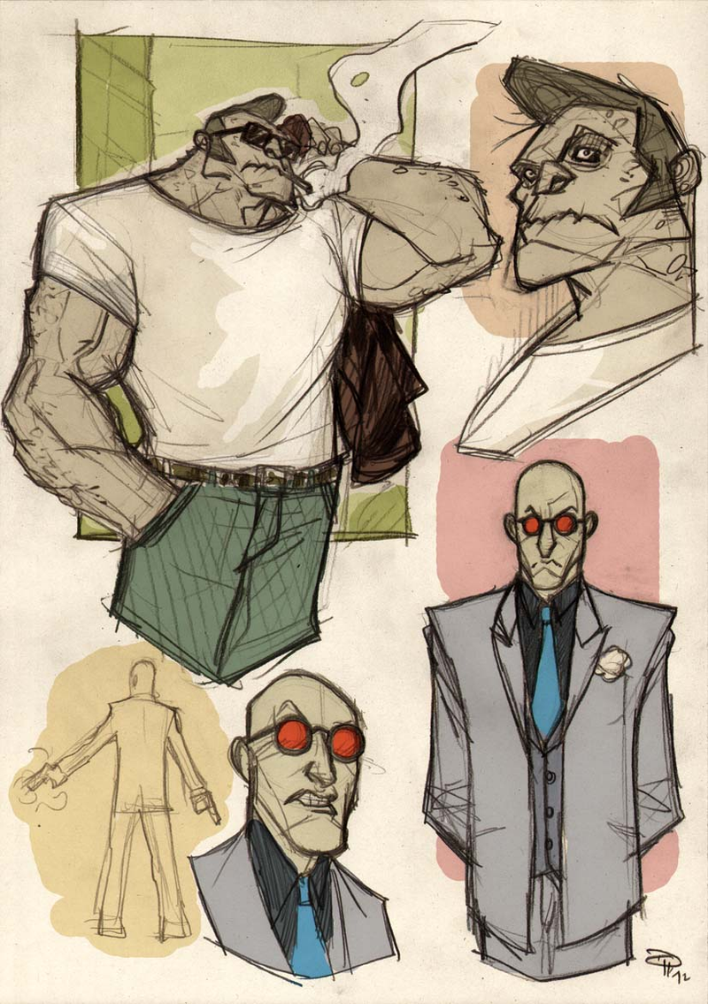 Illustration for article titled Meet the entire cast of 1950s greaser Batman's Gotham City